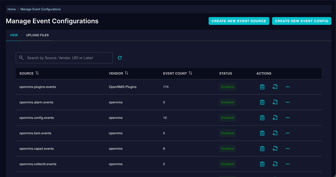 Meridian 2026 Manage Event Configs
